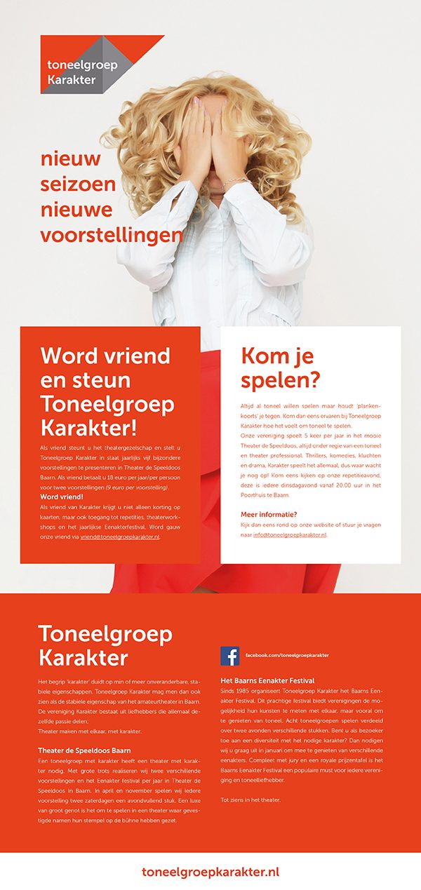 Vrienden van Karakter - Flyer